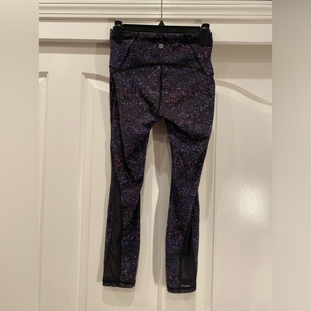 Lululemon Train Times 7/8 Pant 25" Crystalline Multi / Black size 6 - Picture 5 of 9